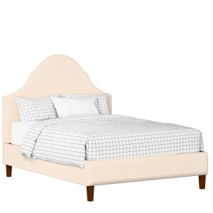 Irvine upholstered bed in Silver fabric with Juno mattress - Thumbnail