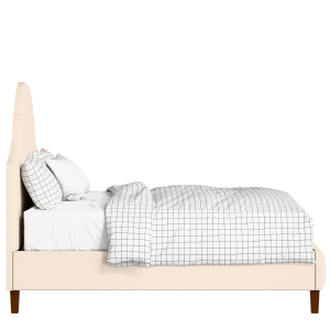 Irvine upholstered bed in Silver fabric with Juno mattress - Thumbnail