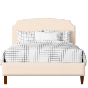 Poole Slim upholstered bed in Silver fabric - Thumbnail