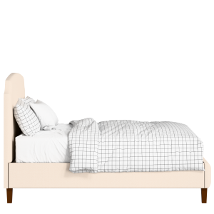 Poole Slim upholstered bed in Silver fabric with Juno mattress - Thumbnail