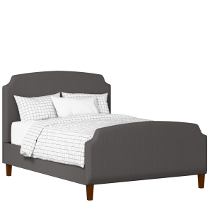 Poole upholstered bed in iron fabric - Thumbnail