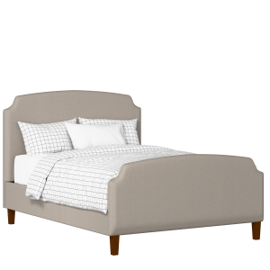 Poole upholstered bed in storm grey fabric - Thumbnail