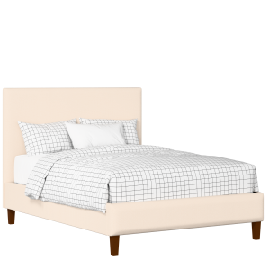 Porto Slim upholstered bed in Silver fabric with Juno mattress - Thumbnail