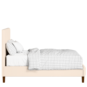 Porto Slim upholstered bed in Silver fabric with Juno mattress - Thumbnail