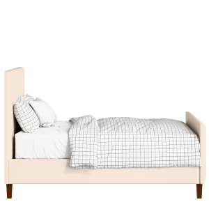 Porto upholstered bed in Silver fabric with Juno mattress - Thumbnail