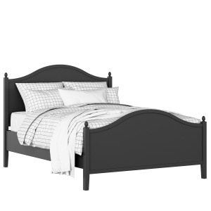 Brady painted wood bed in black with Juno mattress - Thumbnail