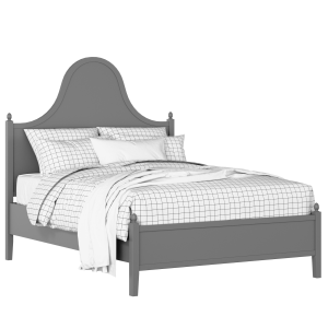 Bryce painted wood bed in grey with Juno mattress - Thumbnail