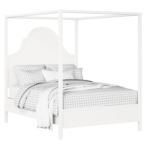 Joyce letto in legno bianco con materasso - Thumbnail