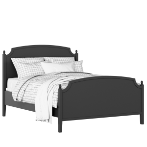 Kipling painted wood bed in black with Juno mattress - Thumbnail