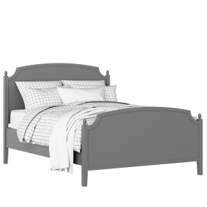 Kipling painted wood bed in grey with Juno mattress - Thumbnail