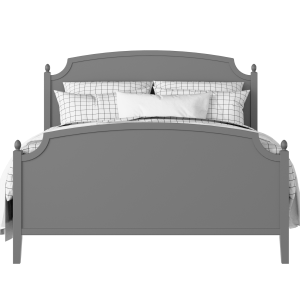 Kipling painted wood bed in grey with Juno mattress - Thumbnail