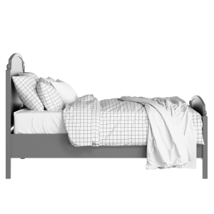 Kipling painted wood bed in grey with Juno mattress - Thumbnail