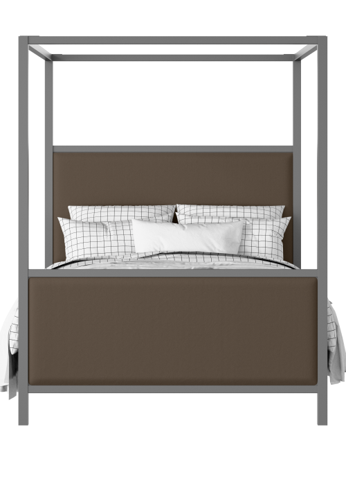 Byron Upholstered painted wood bed with upholstery - Thumbnail