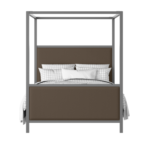 Byron Upholstered painted wood bed with upholstery - Thumbnail