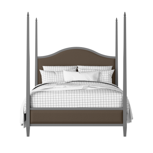 Larkin Slim Upholstered painted wood bed with upholstery - Thumbnail