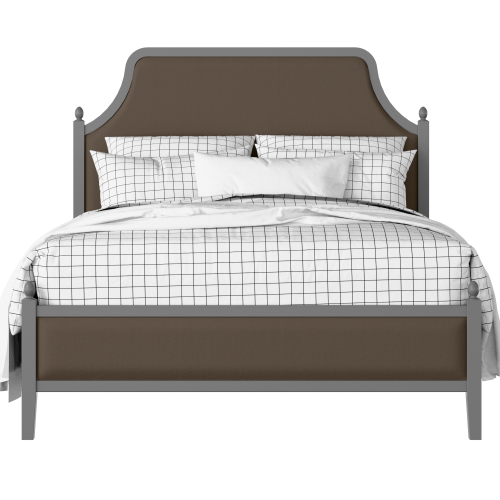 Ruskin Slim Upholstered painted wood bed with upholstery - Thumbnail