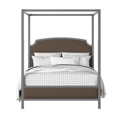 Shelley Slim Upholstered painted wood bed with upholstery - Thumbnail