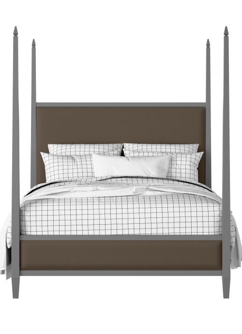 Warton Upholstered painted wood bed with upholstery - Thumbnail