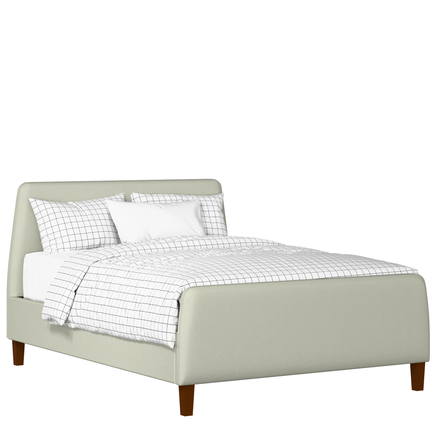 Hanwell upholstered bed in mineral fabric