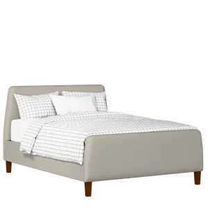 Hanwell upholstered bed in Silver fabric with Juno mattress - Thumbnail