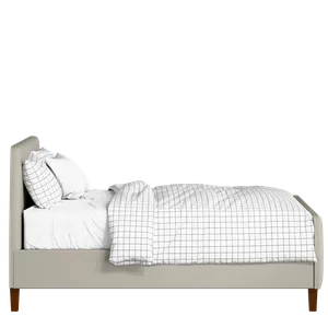 Hanwell upholstered bed in Silver fabric with Juno mattress - Thumbnail