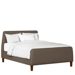 Hanwell upholstered bed in storm grey fabric - Thumbnail