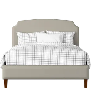 Poole Slim upholstered bed in Silver fabric - Thumbnail