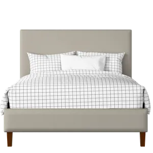 Porto Slim upholstered bed in Silver fabric - Thumbnail