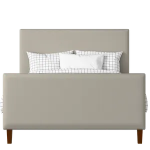 Porto upholstered bed in Silver fabric - Thumbnail