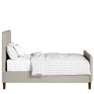 Porto upholstered bed in Silver fabric with Juno mattress - Thumbnail