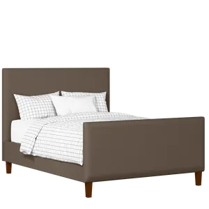 Porto upholstered bed in storm grey fabric - Thumbnail